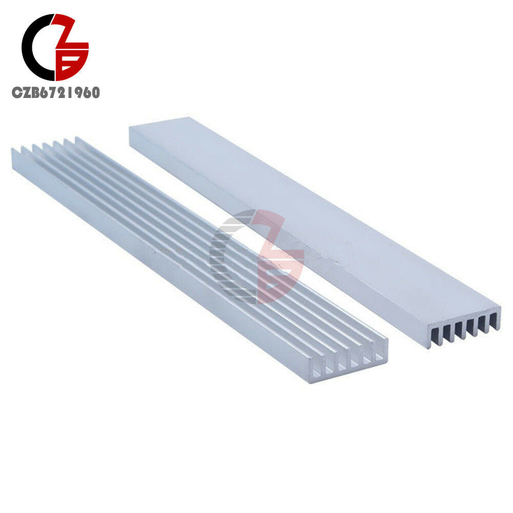 5PCS 150x20x6mm Long Heatsink Aluminum Heat Sink for LED Power Amplifier PCB