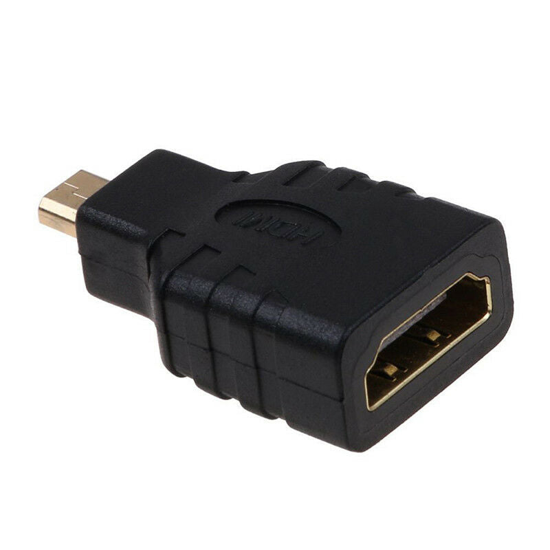 Micro HDMI Type D Male to HDMI Type A Female Converter Adapter For HDTV .l8