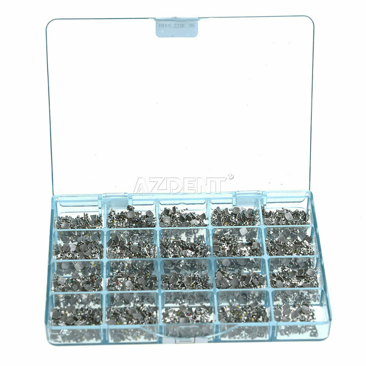 2 X Orthodontic Bracket Monoblock MIM Mini Dental MBT.022 345 Hooks 50 Sets/Box