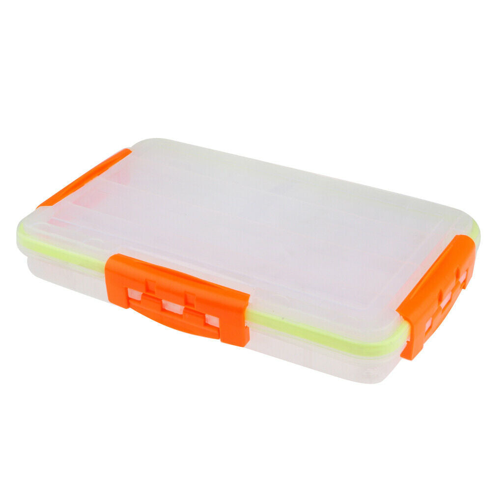 Plastic Fishing Lures Bait Tackle Cell Storage Container Organizer Box Large
