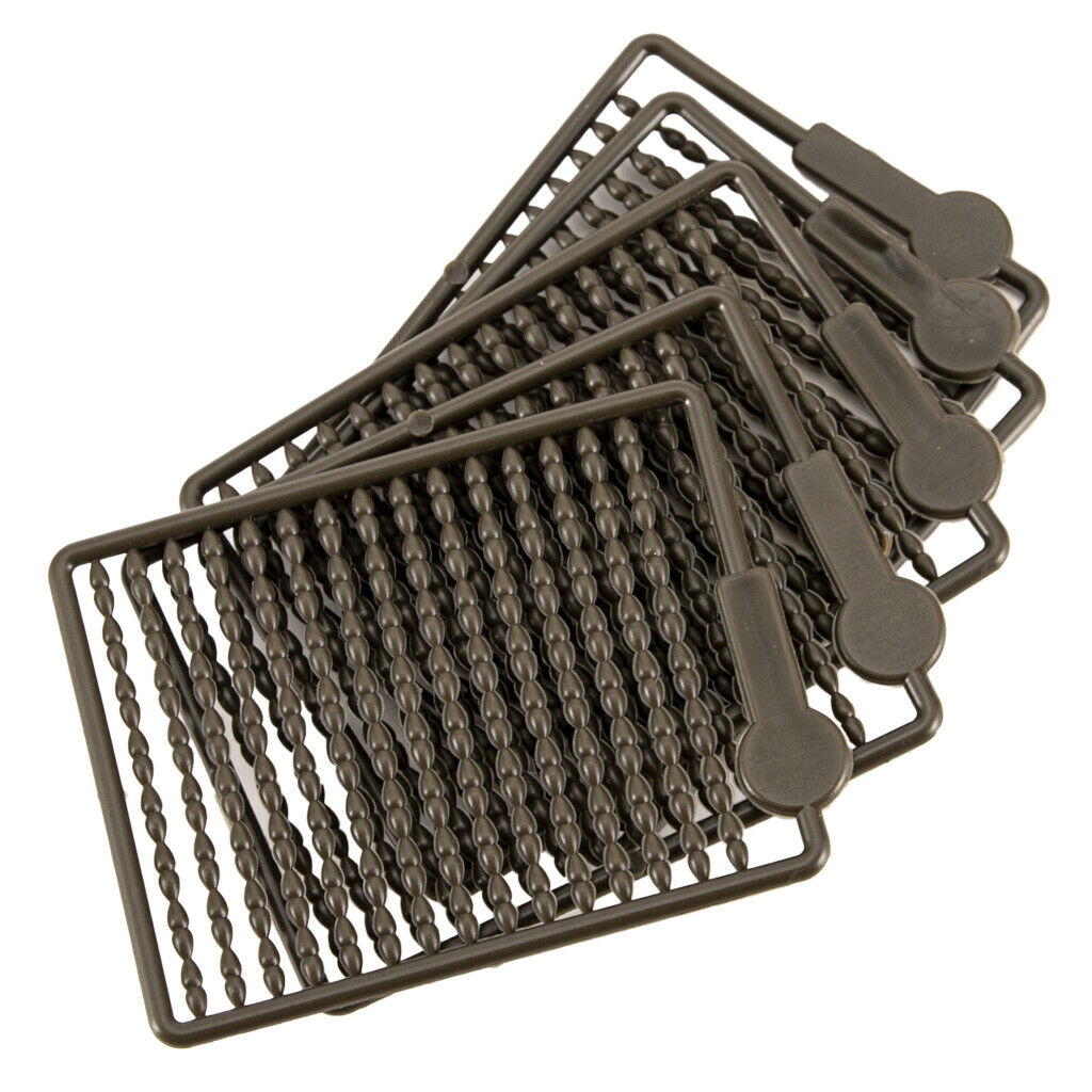 20 Cards 2400Pcs Carp Fishing Hair Rig Boilie Bait Dumbell Stops Stoppers