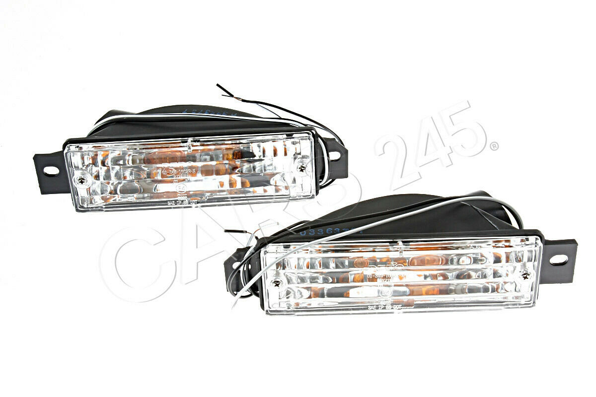 88-91 BMW 3-Series E30 Turn Signals Lights CRYSTAL New!