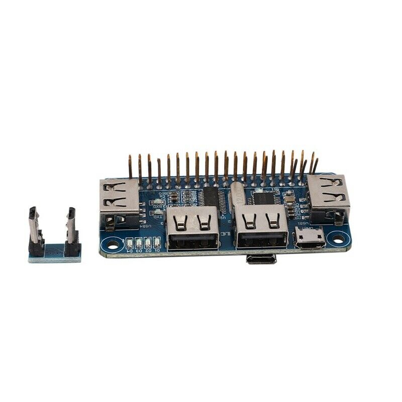 4 Ports USB HUB HAT For Raspberry Pi 3 / 2 / Zero W Extension Board USB To UARQ2