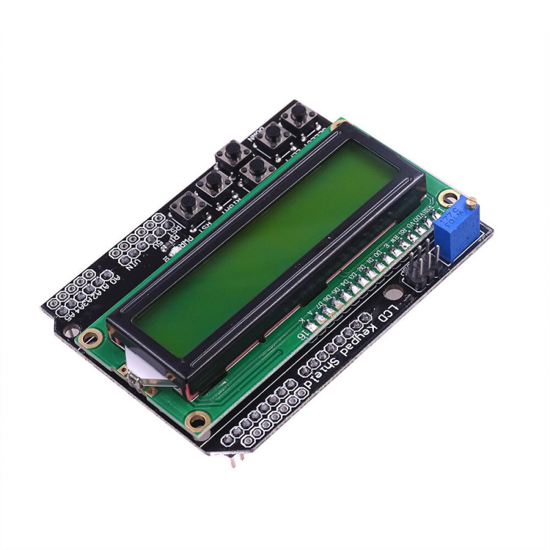 Lcd Screen Keyboard Expansion Board for Arduino Uno Mega 2560 Green 16X2