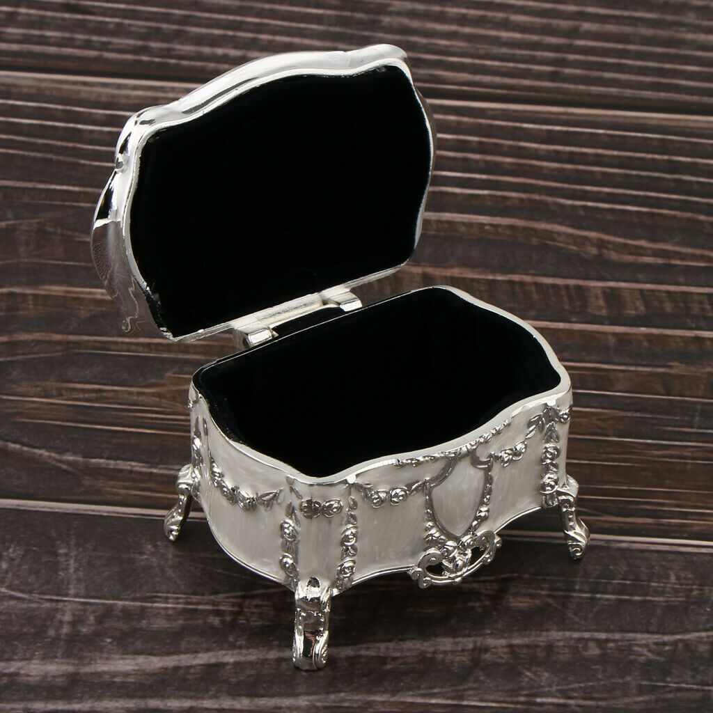 Princess Treasure Box Jewelry Box Princess Makeup Birthday M-9.1x6.7x7cm