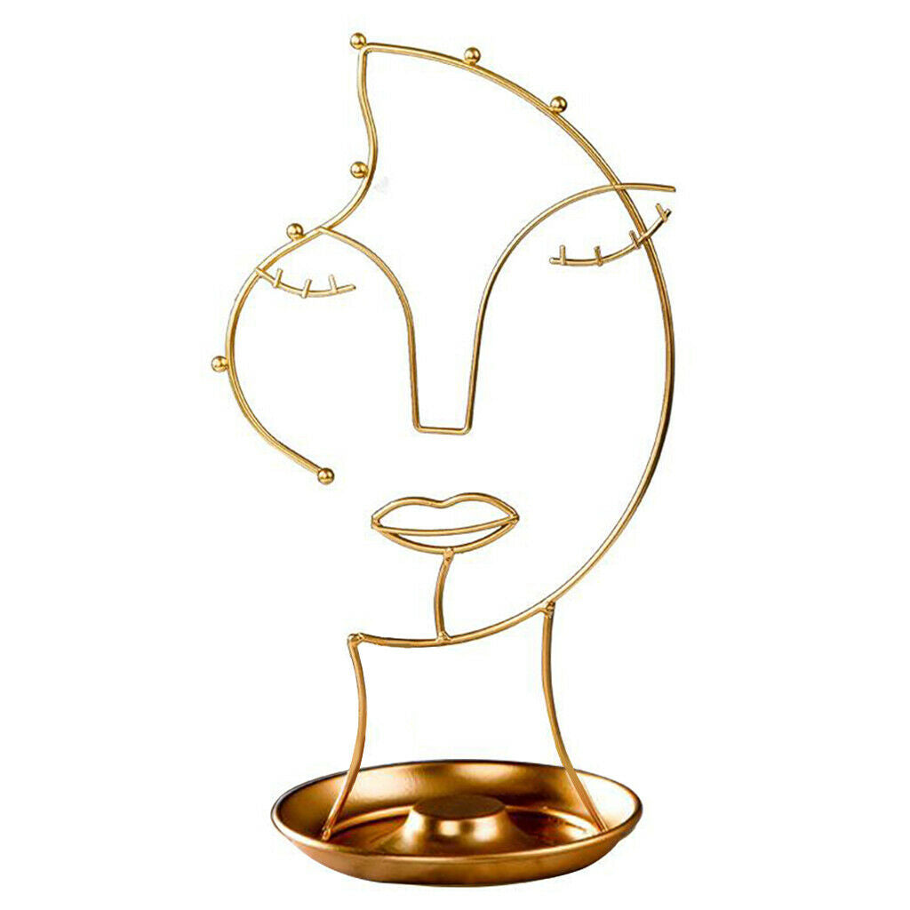 Light Luxury Jewelry Rack Metal Artistic Necklace Crafts Display Storage Decor