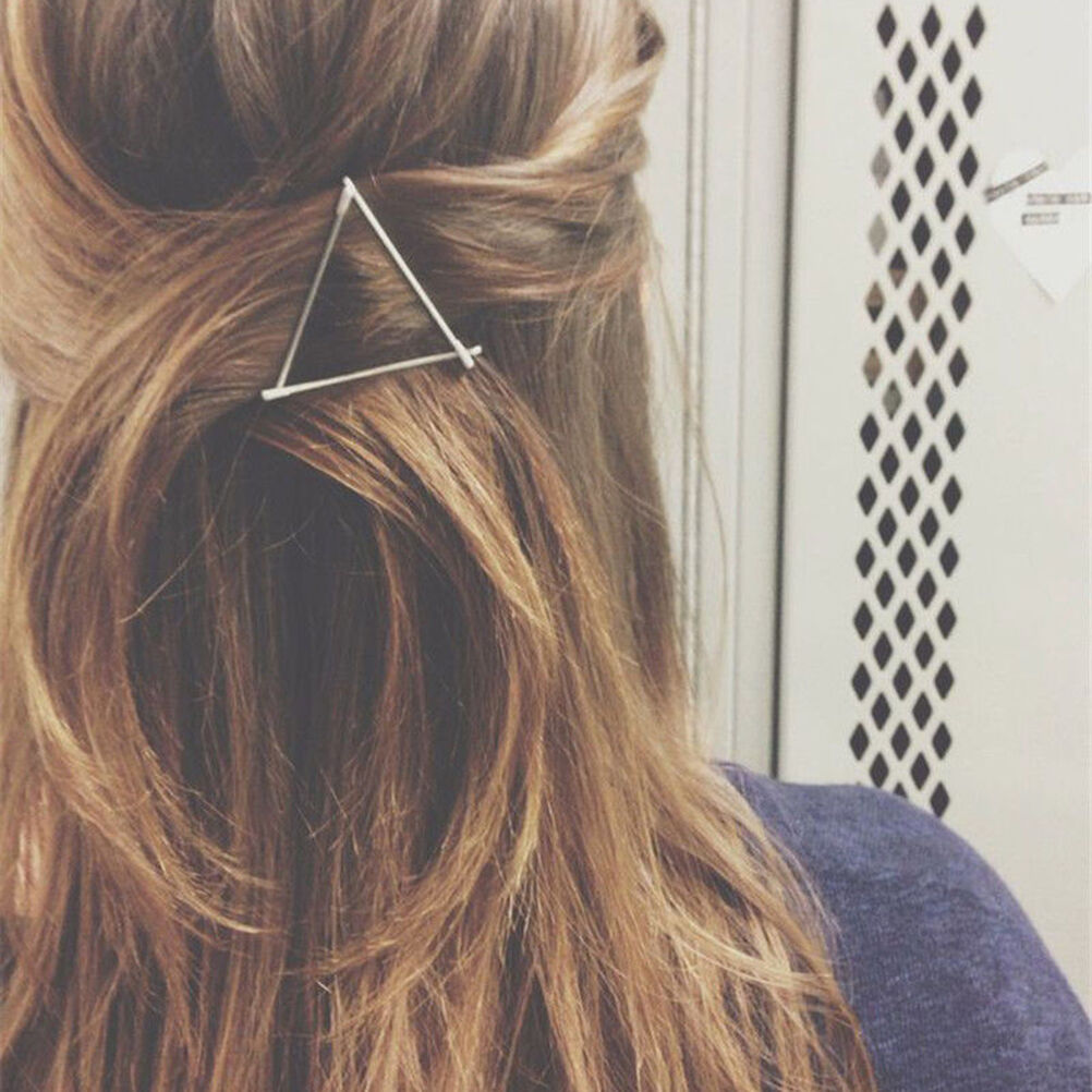 2X Women Korean Style Triangle Hairpin Hair Clip Hair Accessories Bobby Pi.l8