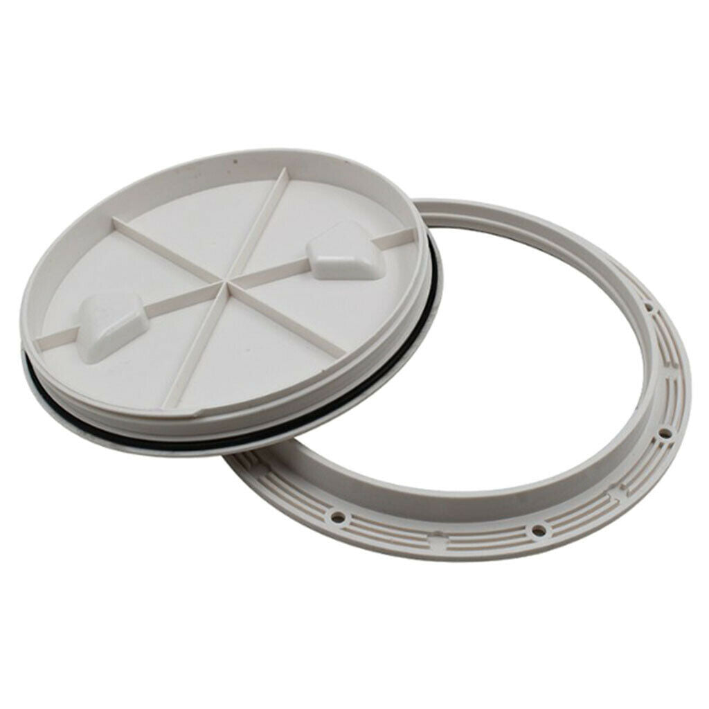 Detachable Non Slip 8" Deck Inspection Hatch For Marine Boating Water Tight