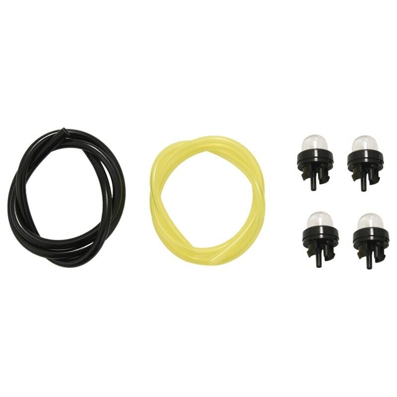 Pack Of 4 12318139130 Primerbulb Bulb + Fuel Line For Echo Chainsaw Cs300 Cs30P4