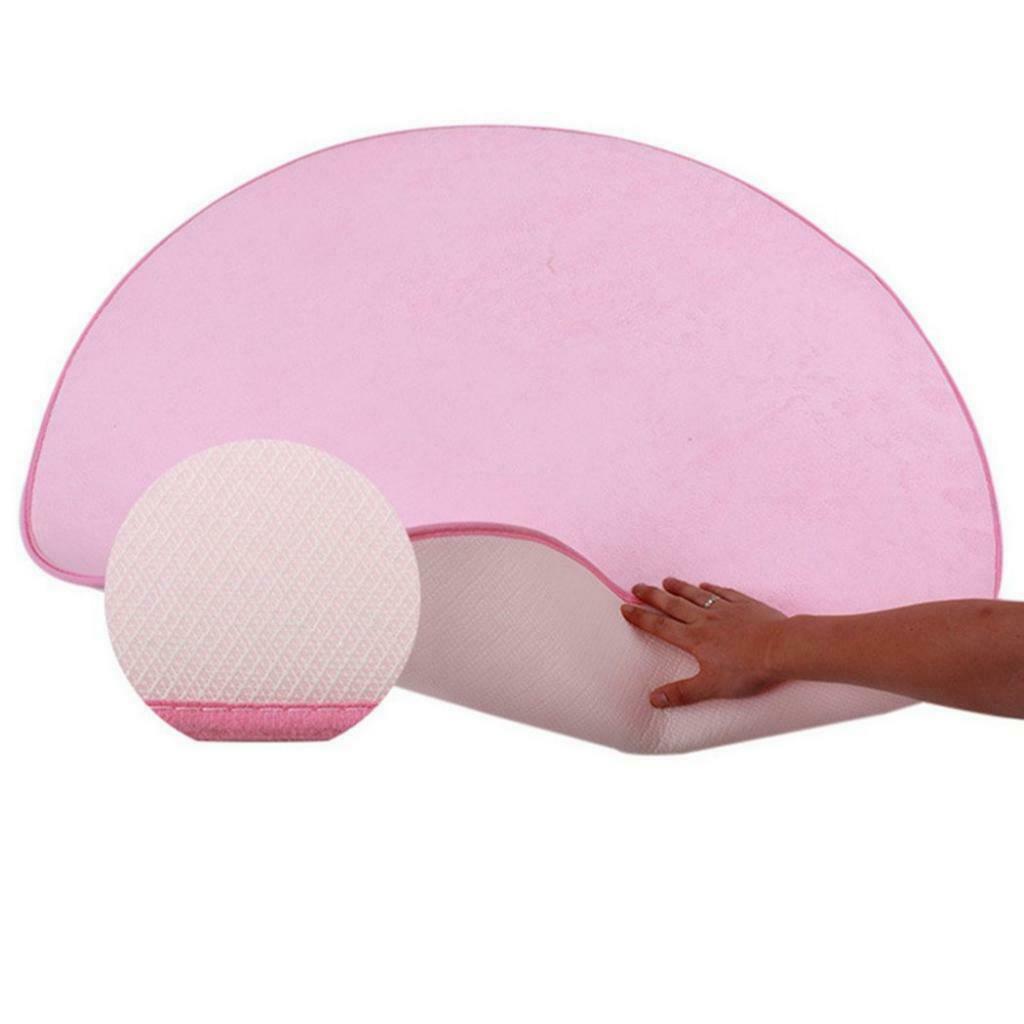 Circular Plush Crawling Tent Pad Area Rugs Diameter Bedroom Playhouse Pink