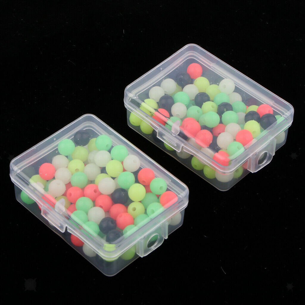 200pcs Fishing Beads Carp Fishing Rigs Making Beads Terminal Tackle 6mm