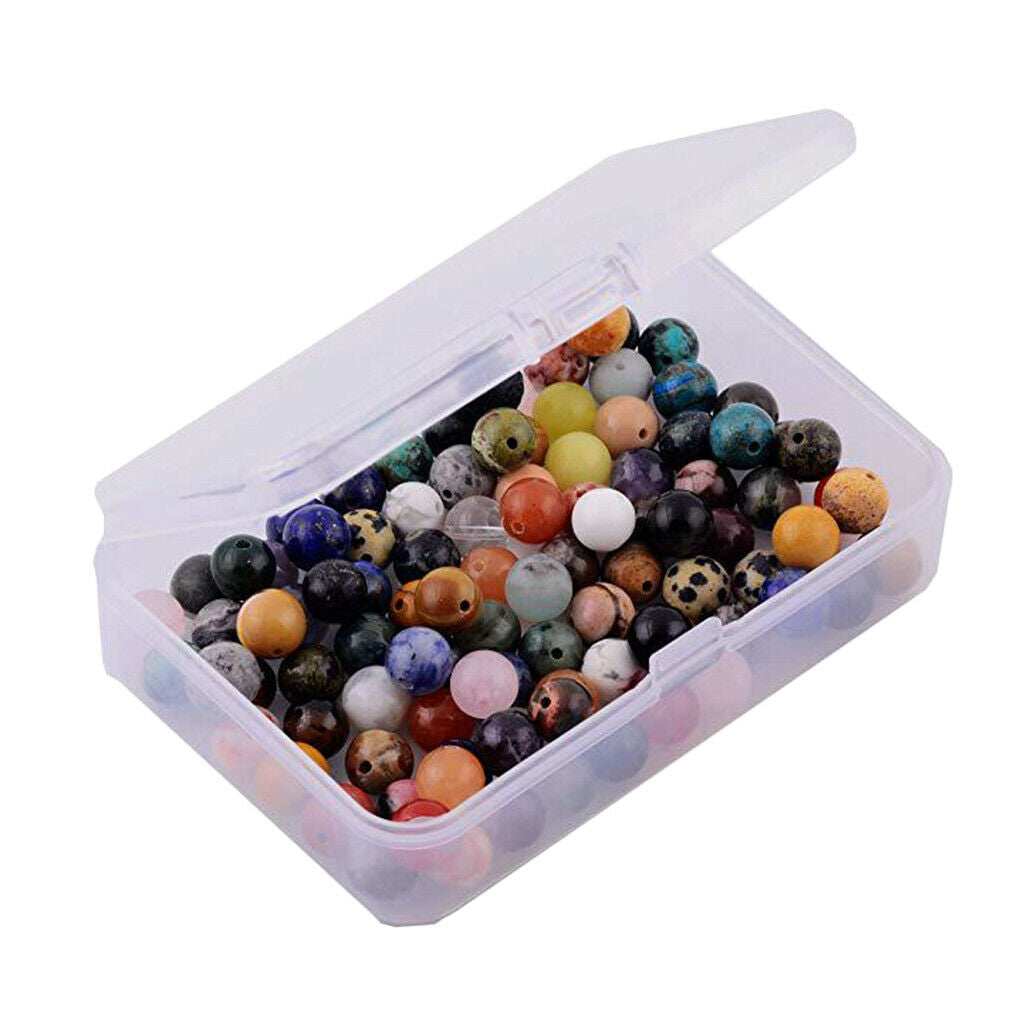 100Pieces Round Spacer Beads for Jewelry Making Loose Beads Charms Findings
