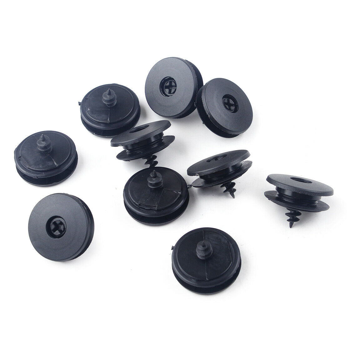 30pcs Car Interior Carpet Clips Floor Mat Stay Retainer Screw New as