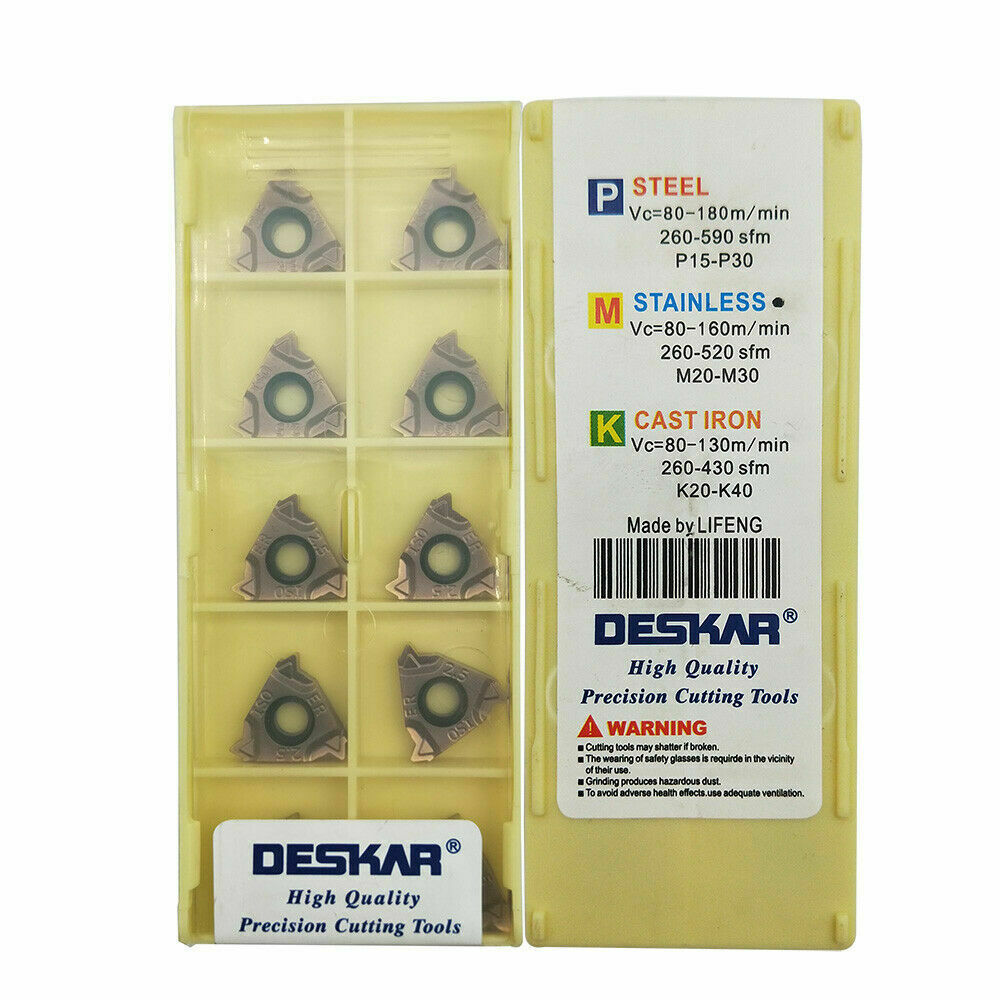 16ERM 2.5ISO LF6018 CNC lathe Tool Threading Insert Carbide Insert For P.M.K