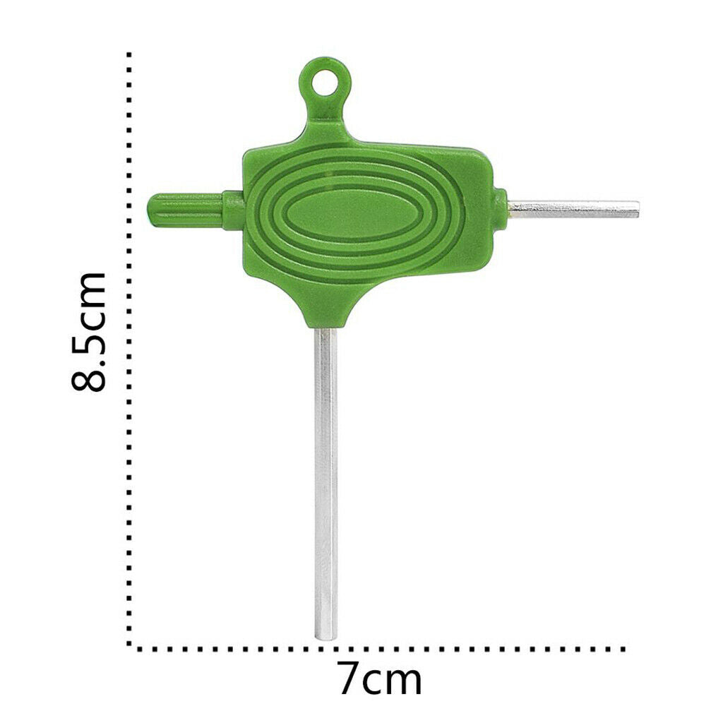 5pcs T Treated Tool Set Hex Driver Screwdriver Driver Kit - Green
