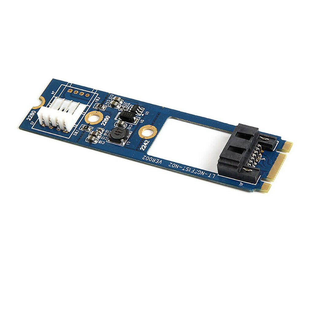 M.2 NGFF to SATA III SSD 7 Pin Adapter Converter Board Card PCB NGFF 4pin