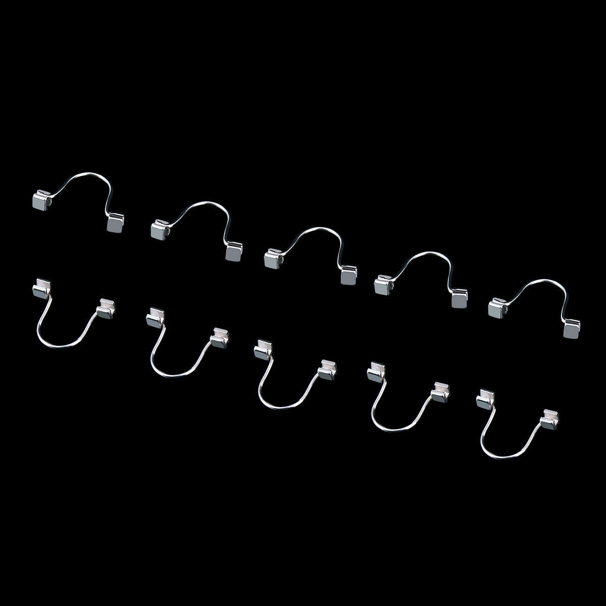 10 Packs Dental Orthodontic Single Anterior Tooth Torque Rectangular Spring