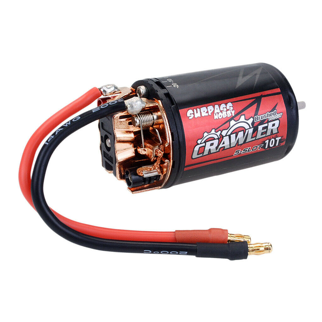 5-Slot 550 10T Brushed Motor for 1/10 RC Car Truck Hobby Models Spare Parts