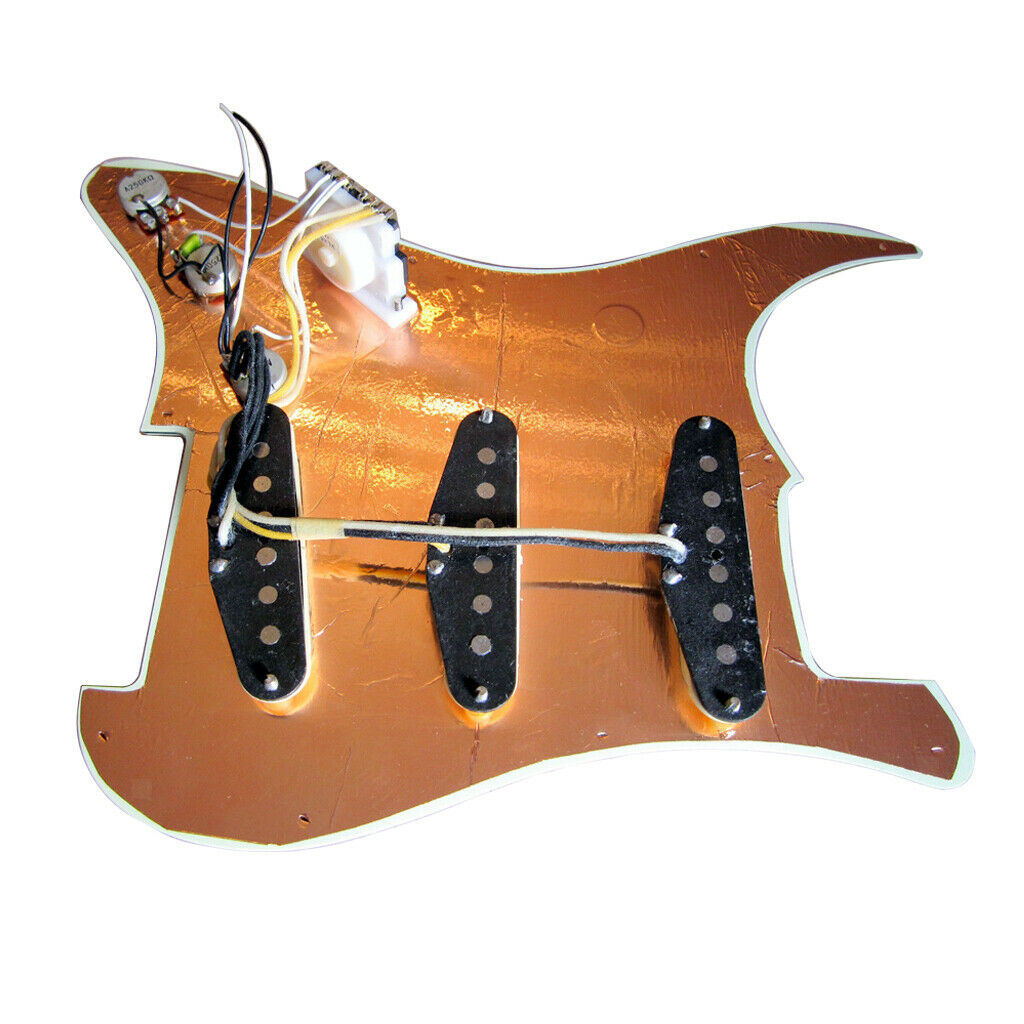 Guitar Copper Foil Tape EMI Shielding Foil Tape for Electric Guitar 3 Sheet