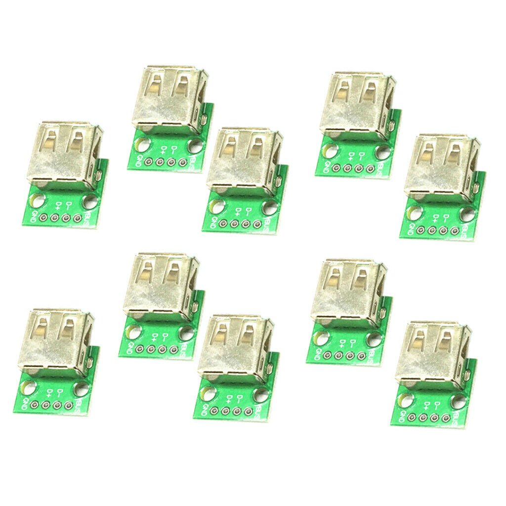 10 x micro 4 pin USB 2. 0 head for DIP connection with overcharge protection