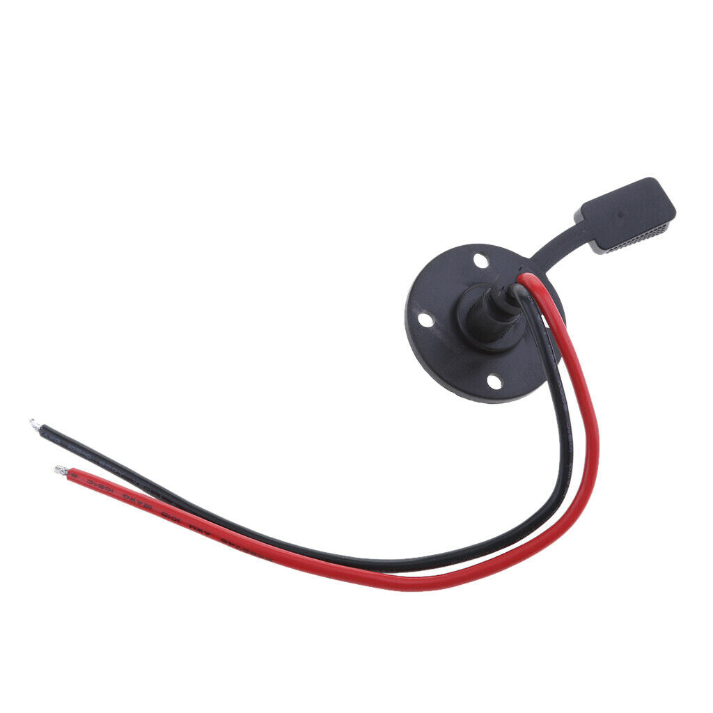 2 Pieces Auto Motorcycle Boat SAE Adapter Connector with Waterproof Cap
