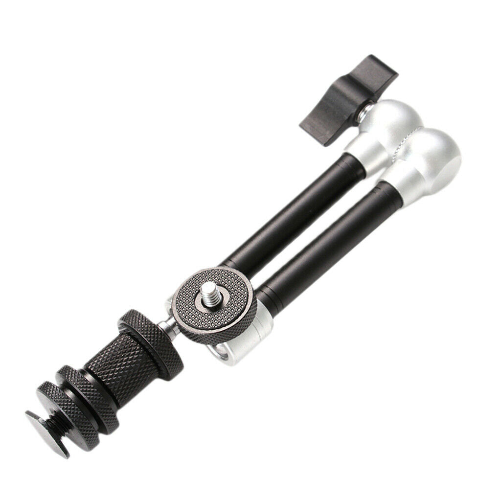 Adjustable 11in Articulating Magic Arm 1/4" Screw for LCD Monitor Removable