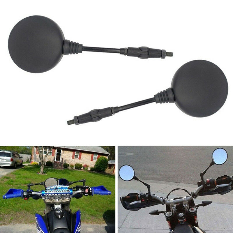 Universal Motorcycle Folding Rear View Mirror For 10mm 8mm Thread Mirrors Bolts
