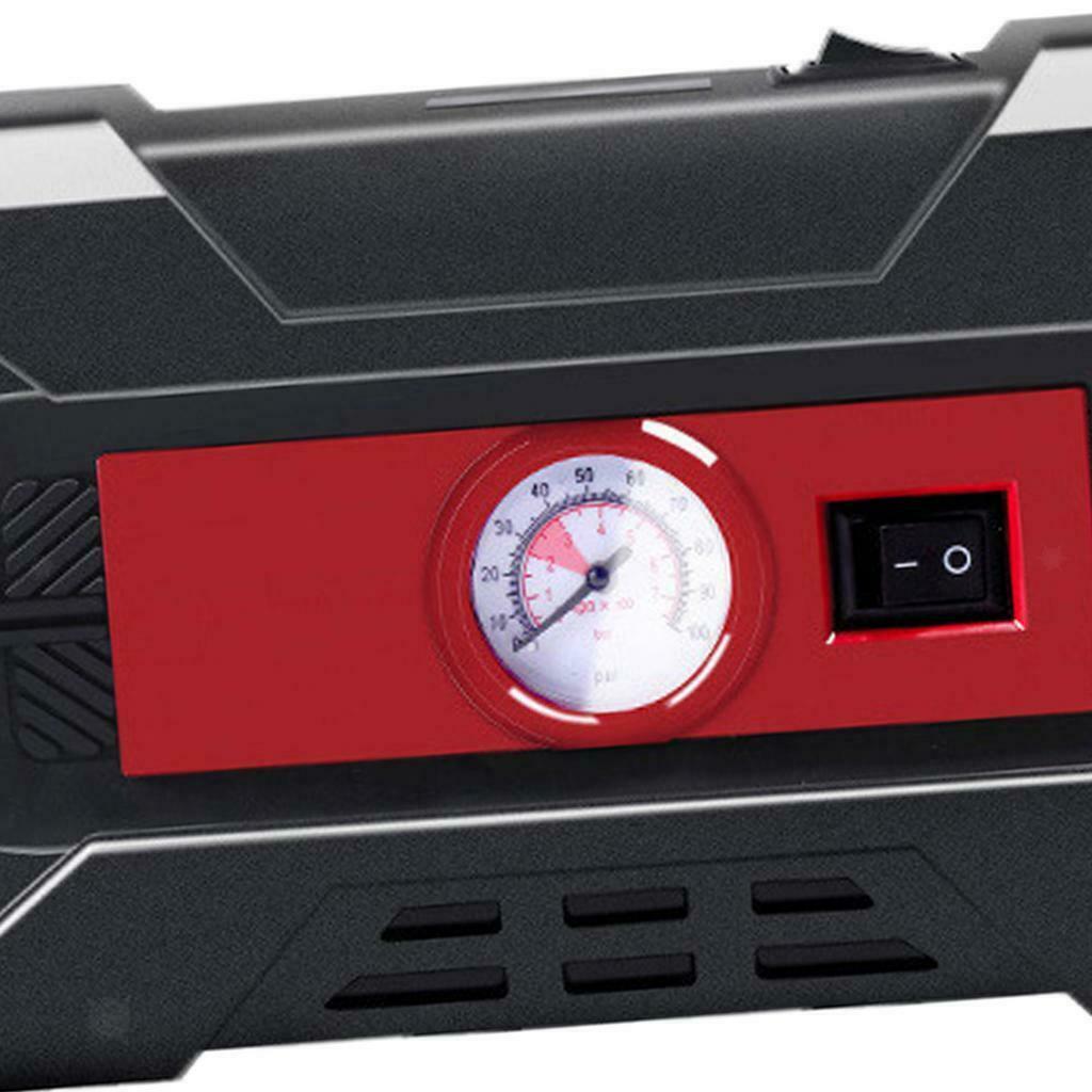 Tire Inflator Car Air Pump with Meter Guague No Noise for Cars Bicycles RVs