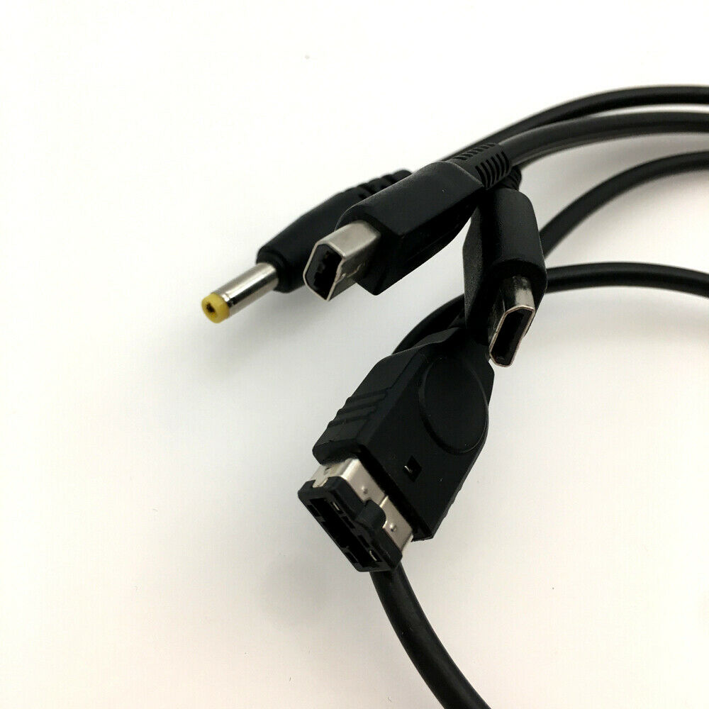 4 in 1 USB Charger Cable Charging Cable for Nintendo NDS Lite NDSi PSP GBA SP