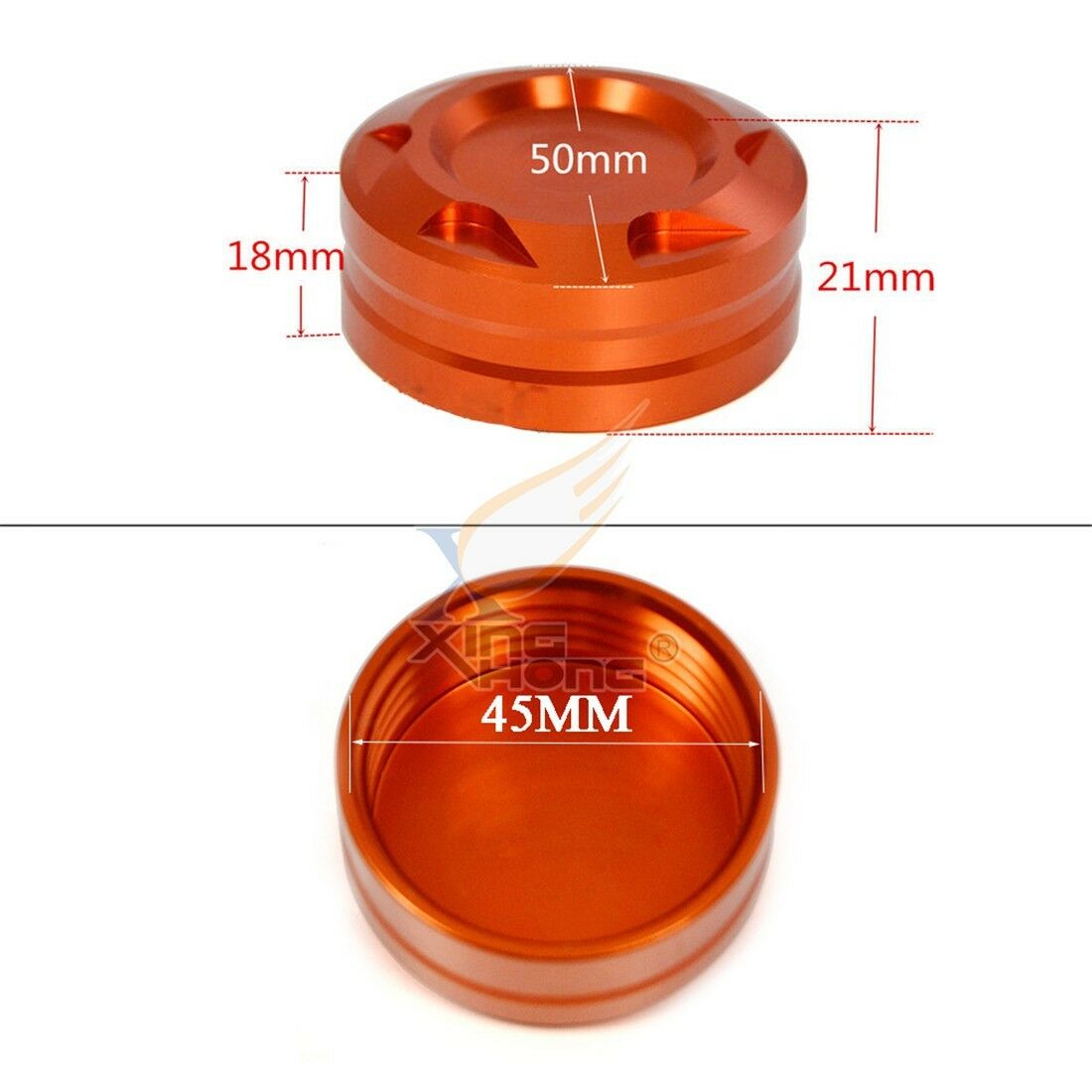 Motorcycle Aluminum CNC Engine Rear Fluid Reservoir Cap for KTM DUKE 390