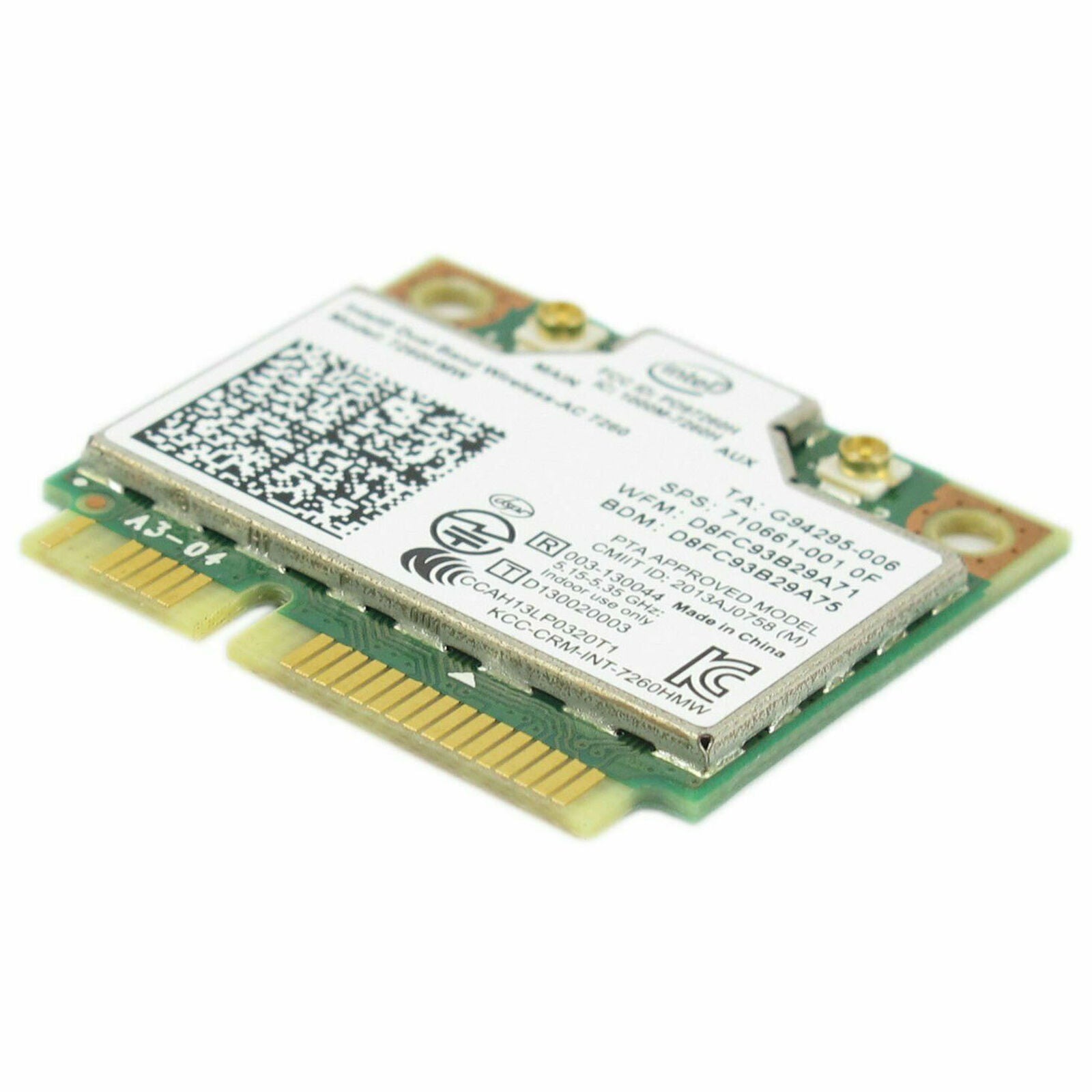 Intel Dual Band Wireless7260HMW AN 2x2 Wifi Bluetooth 4.0  PCI-E Card