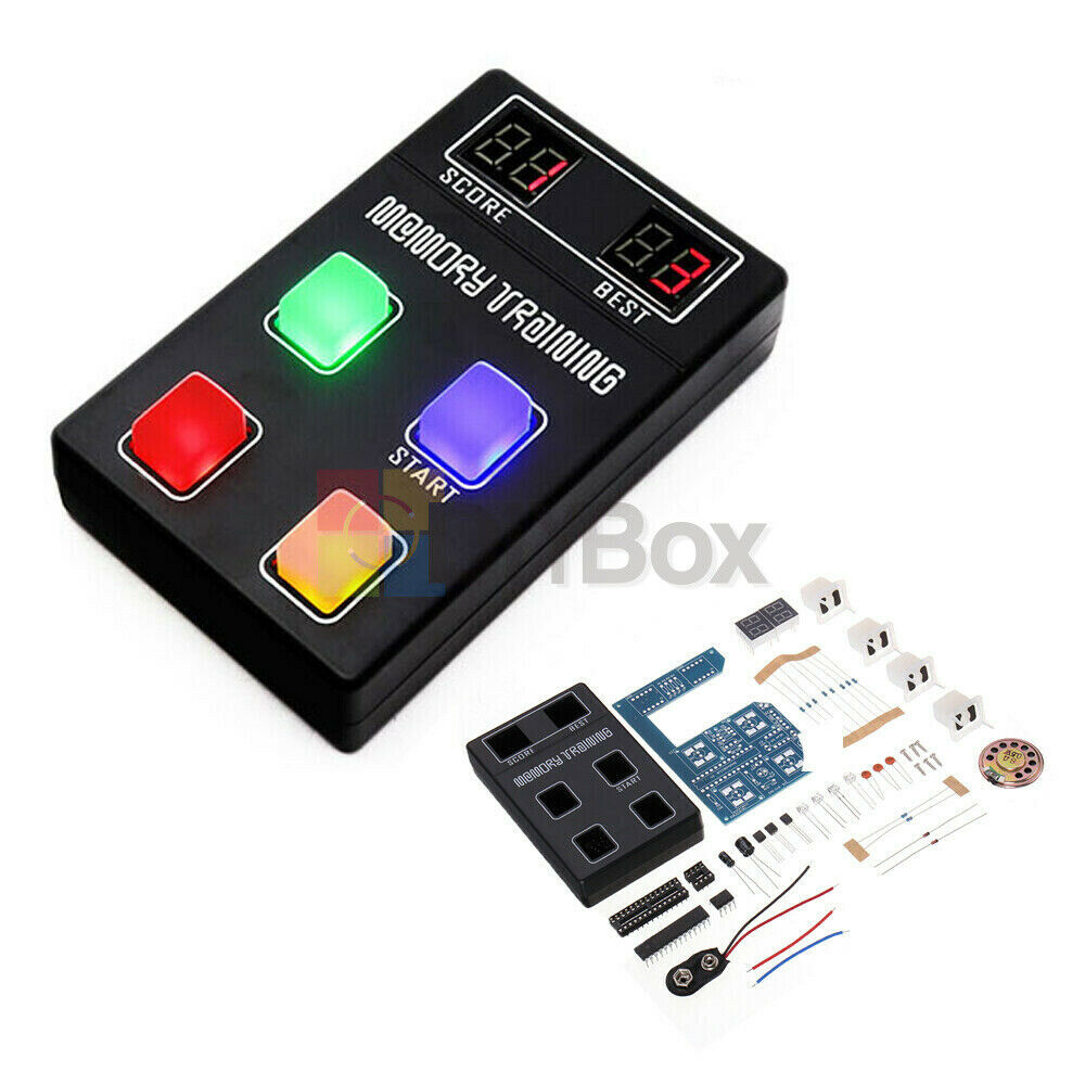 DIY Funny Memory Game Console Electronic Kit LED Training Competition