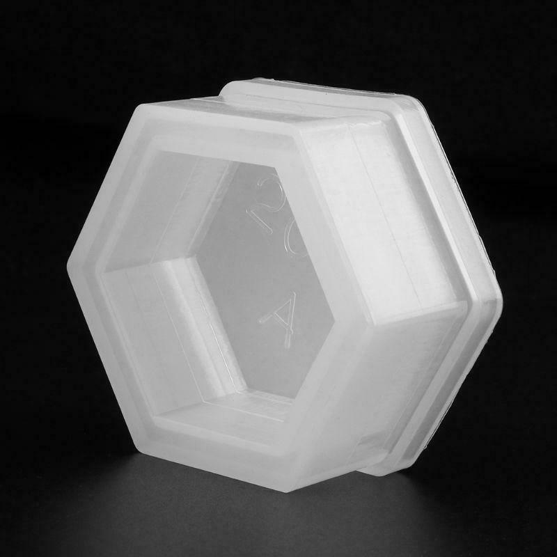 Hexagon Flower Pot DIY Silicone Molds Garden Planter Cement Concrete Vase Moulds