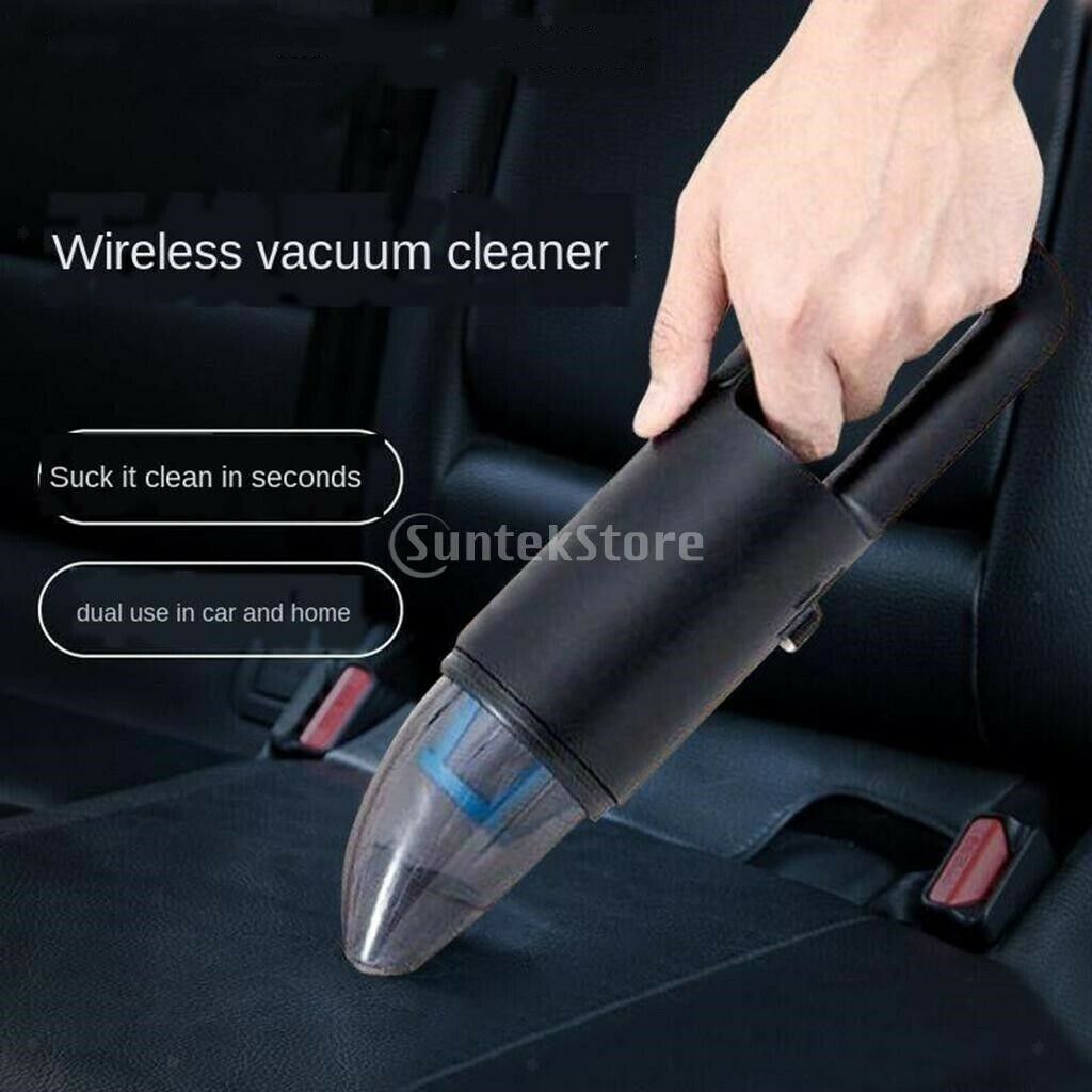Cordless Handheld Vacuum Cleaner 80W Powerful Car Vacuum Cleaner Quiet Dry/ Wet