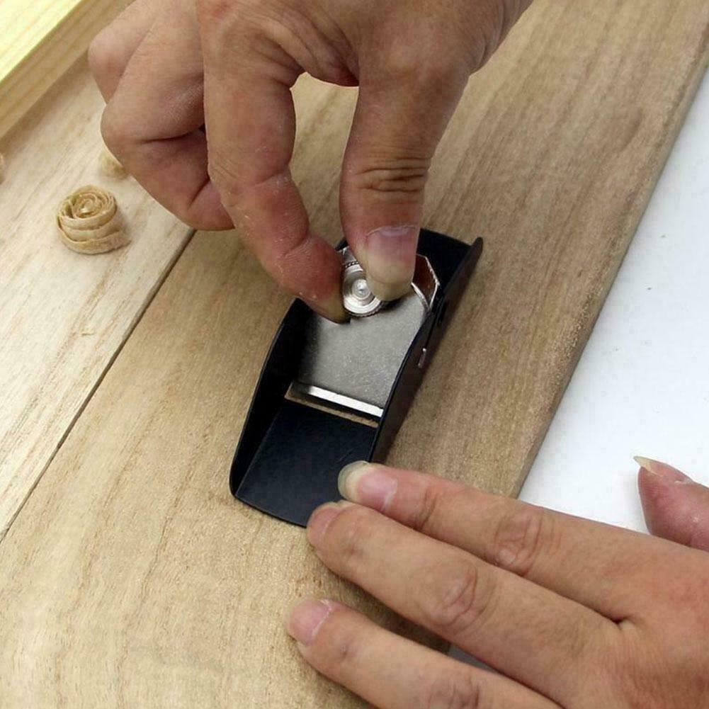 Woodworking Mini Wood Trimming Plane Hand Planer Carpenter Edge UK Cutting O8M8