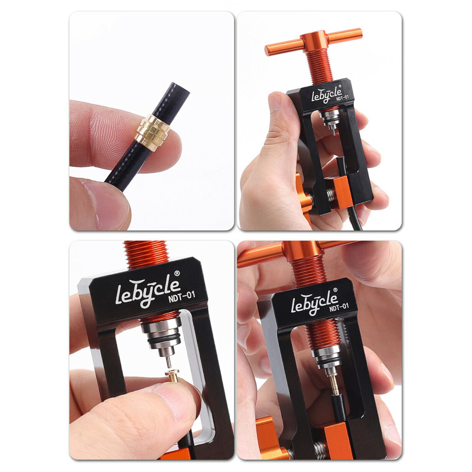 Bike Needle Driver Hydraulic Hose Fitting Insert Tool Connector Hose Cutter