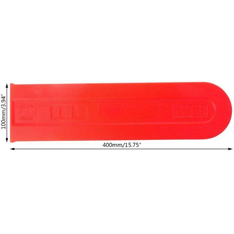 16" Orange Chainsaw Bar Cover Guide Plate Protector Chain Guard Case for
