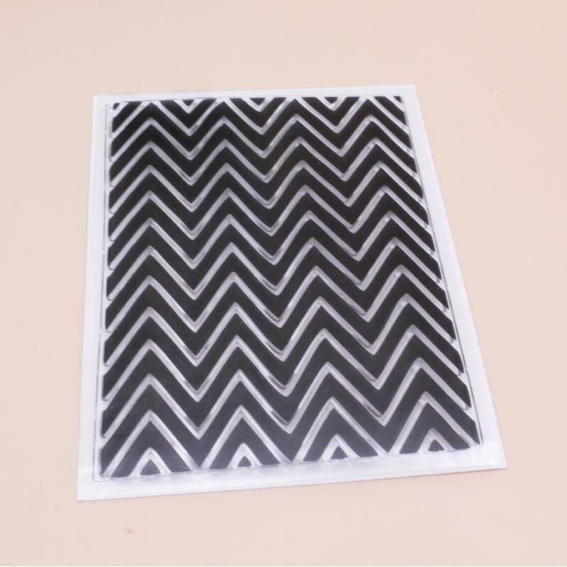 Wave Clear Silicone Stamps Blocks Decorative Transparent Rubber Seal Stamp