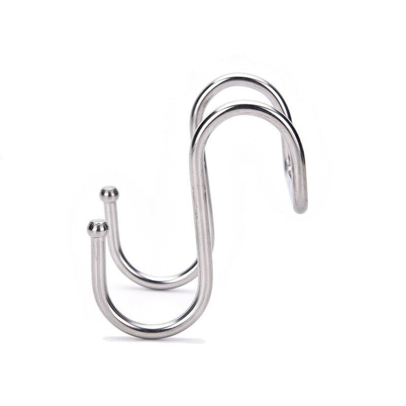 Durable Pro Chef Kitchen Tools Premium S Shaped Double Hooks Stainles.l8
