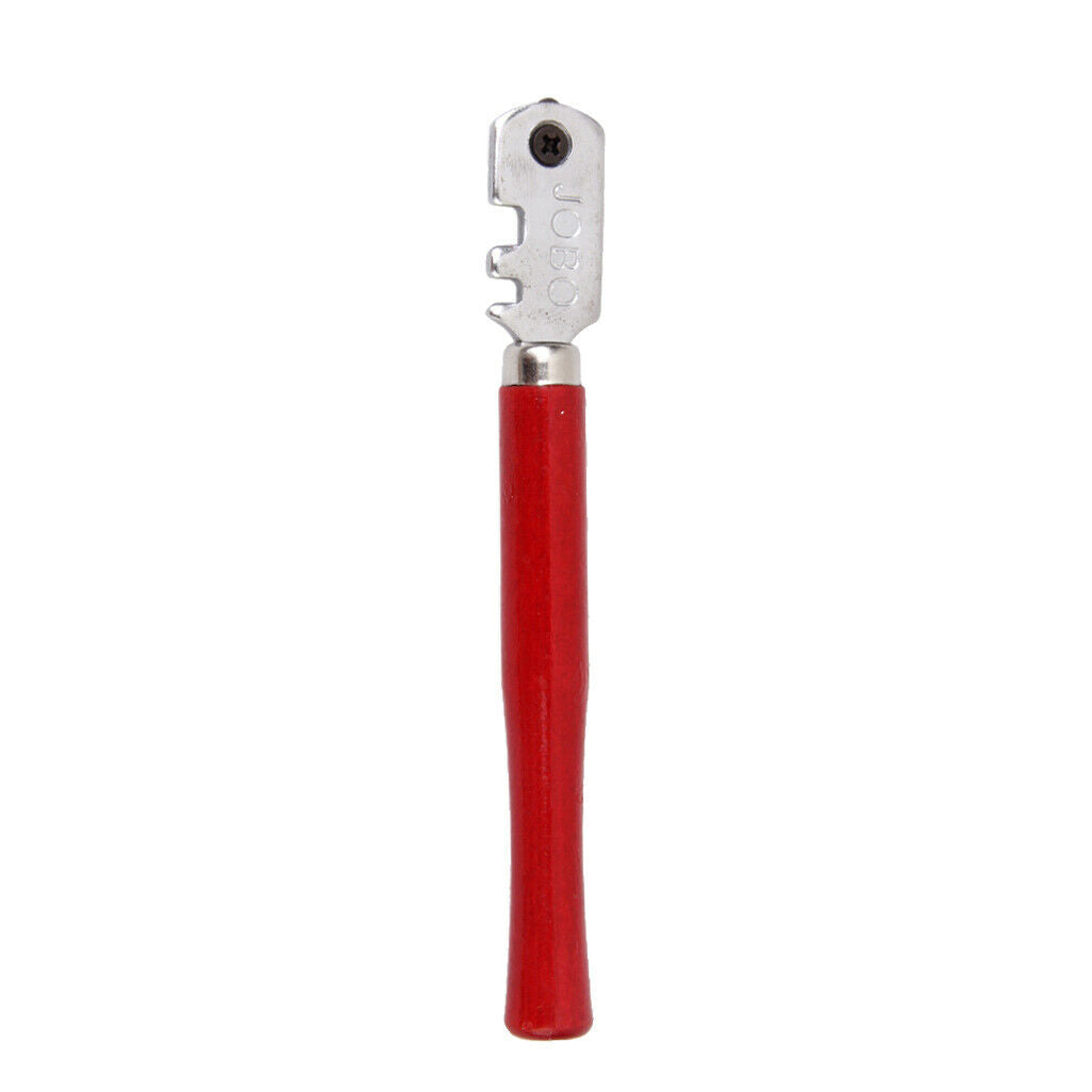 Self-Lubricating 6-Wheel Tipped Glass Glazing Cutter Cutting Craft Hand Tool