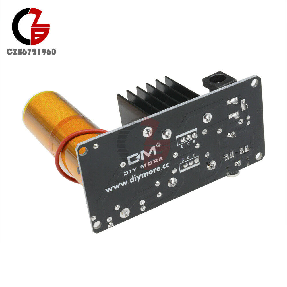 Finished 15W Mini Tesla Music Coil Plasma Speaker Electronic Board Field 15V-24V