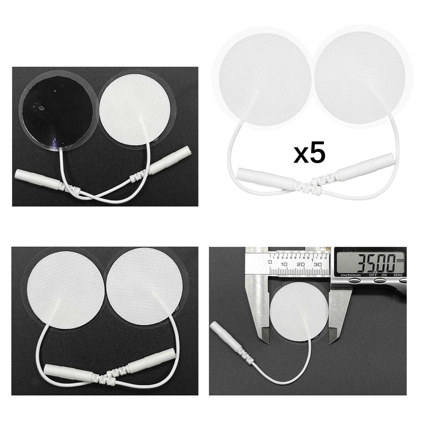10x  Pads Self Adhesive For Acupuncture Therapy Tens Massagers Unit