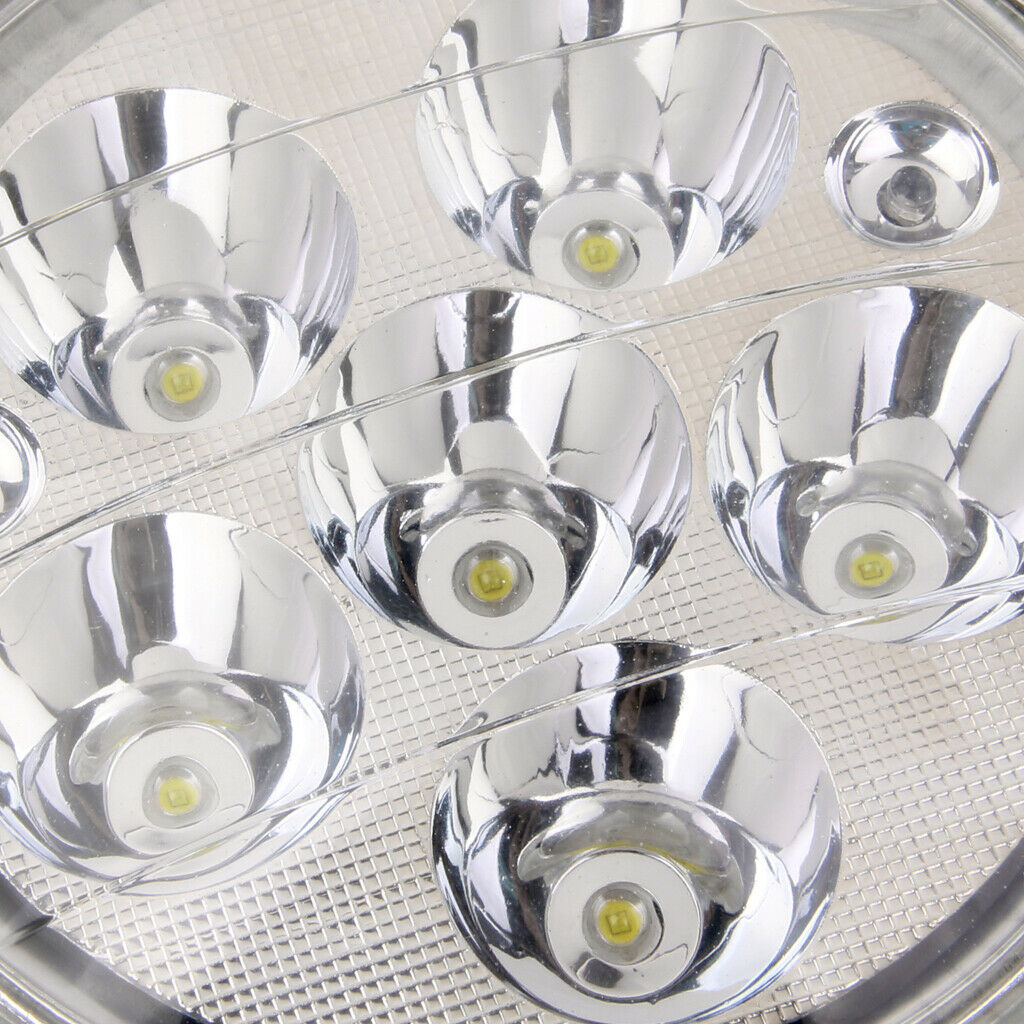 Motorcycle 5.5" Headlight Scooter High / Low Beam Lamp 30W 6 LED White