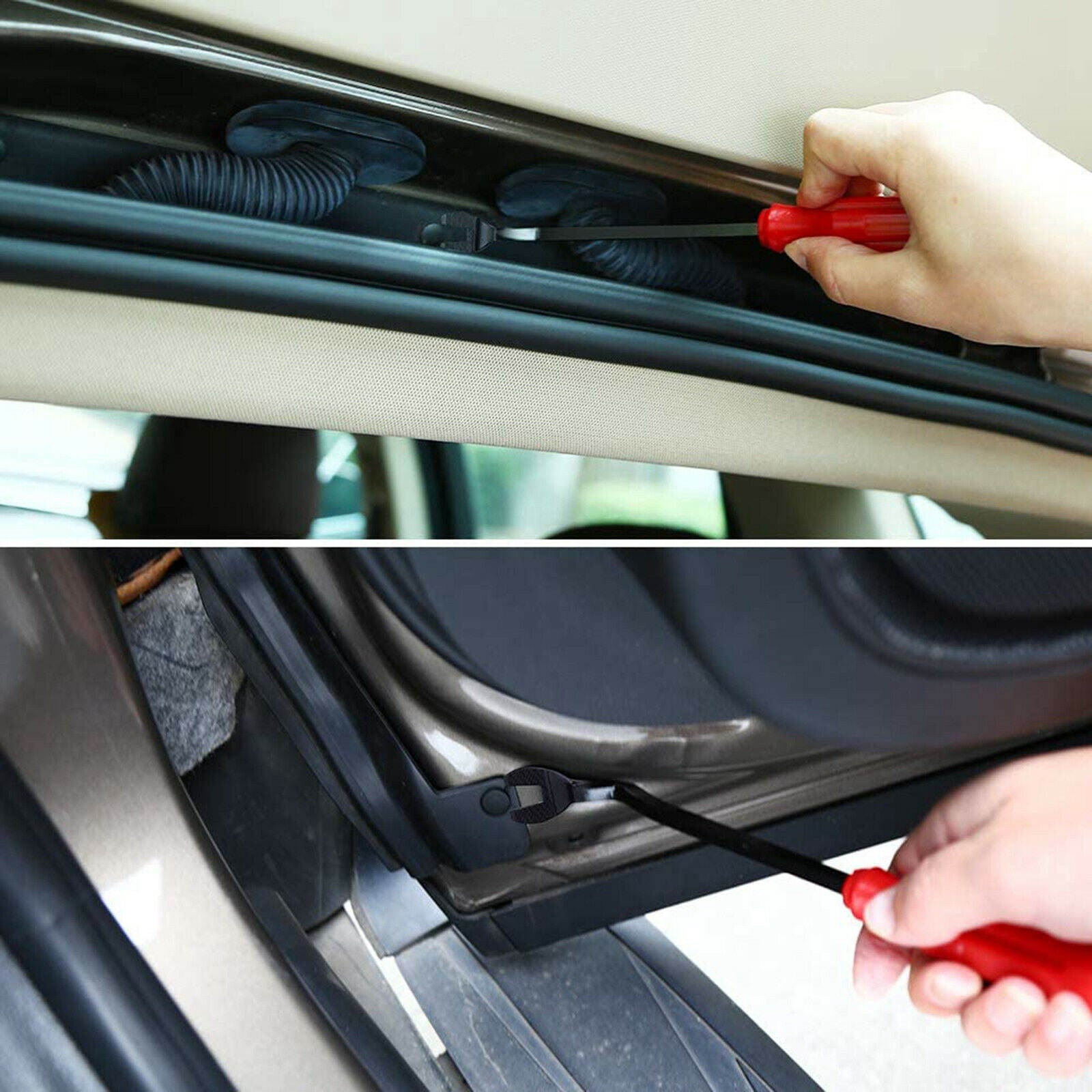 454 Pcs Car Retainer Clips Fasteners Kit Push Pin Rivets Set w/Hose Clamps