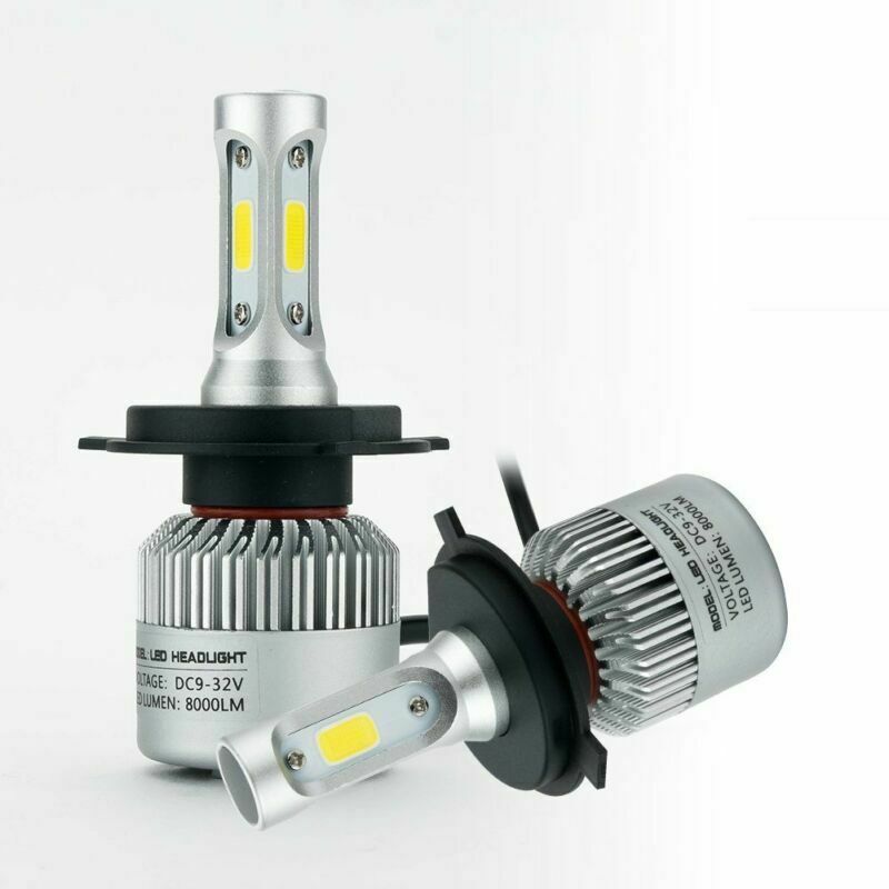 2xAuto Car LED H4 HB2 Hi/Lo 2 Bulbs Fog Driving Headlight Kit 160W 16000LM 6000K