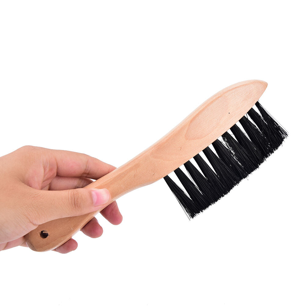 New Pair Rail & Felt Brush Cleaner Billiard Snooker Pool Table Wooden Tool  GqDD