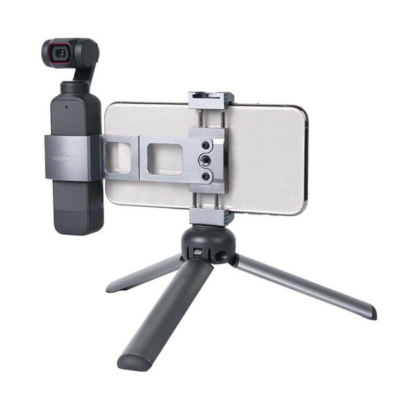 Aluminum Alloy Metal Handheld Phone Holder Bracket for DJI Pocket 2 Accs