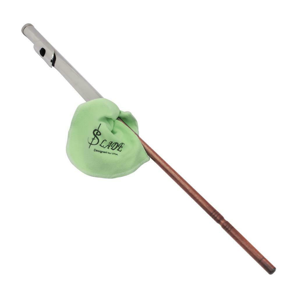 Wooden Flute Cleaning Tool Stick Swab Cleaning Tool for Musical Lovers