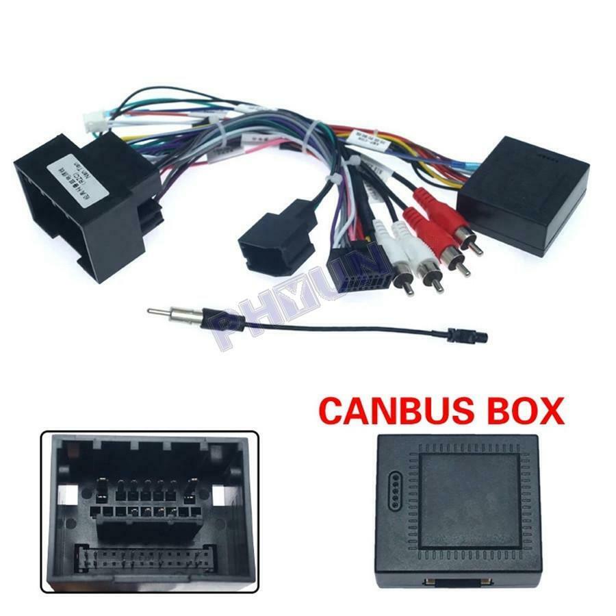 16Pin Car Radio Wire Harness w/ Canbus Box For Chevrolet Trax Cruze Buick Regal