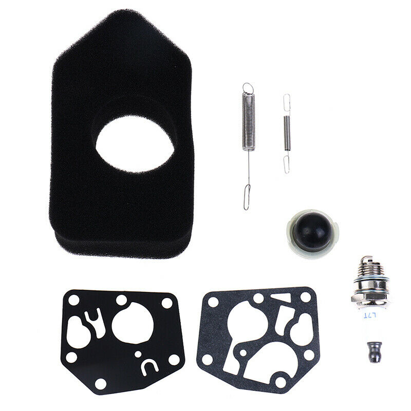 Spring Air Filter Gaskets Spark Plug Kit For Briggs & Stratton 691859 692211BDD